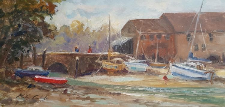 boats at Eling Tide Mill