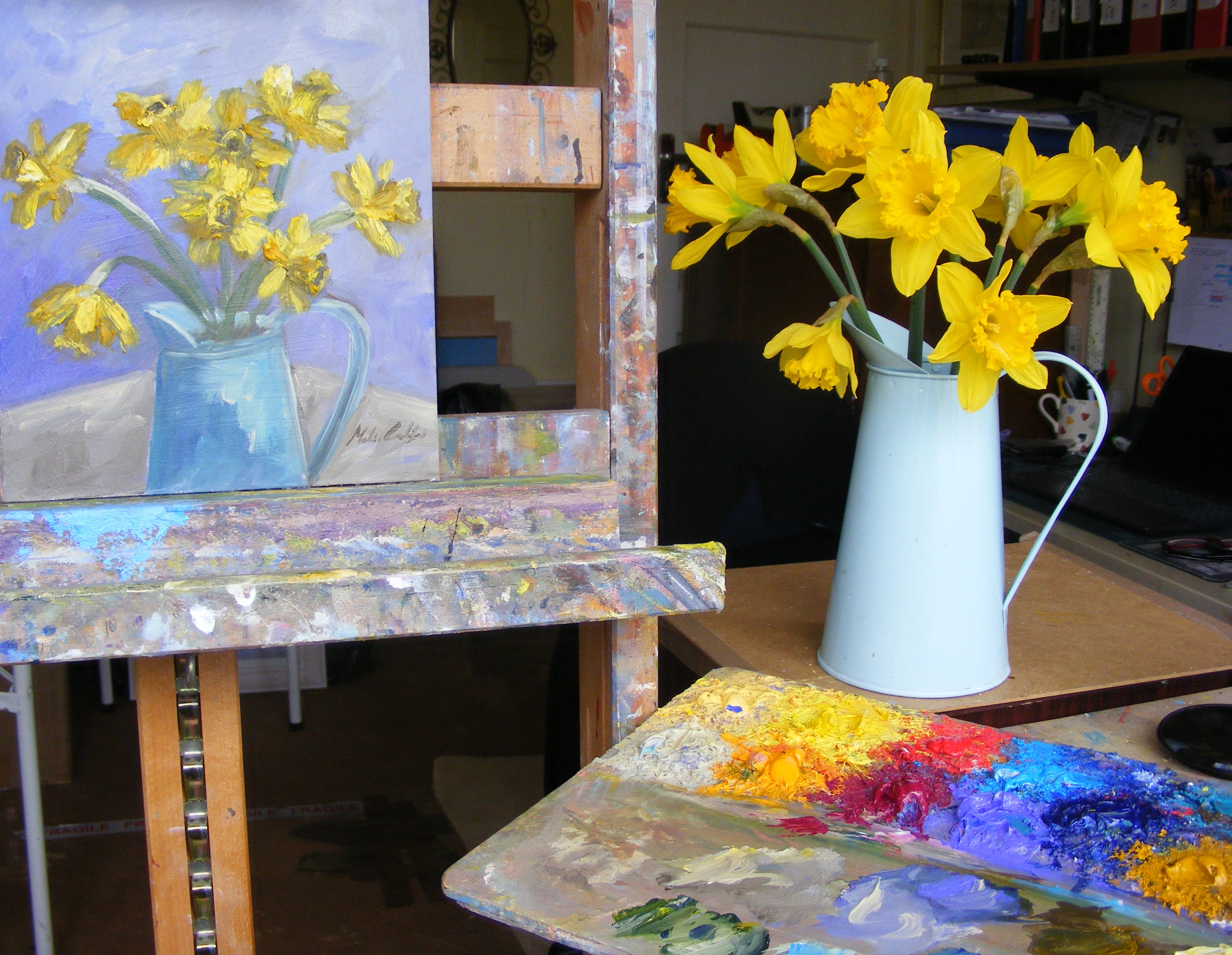 Spring Daffodil still life
