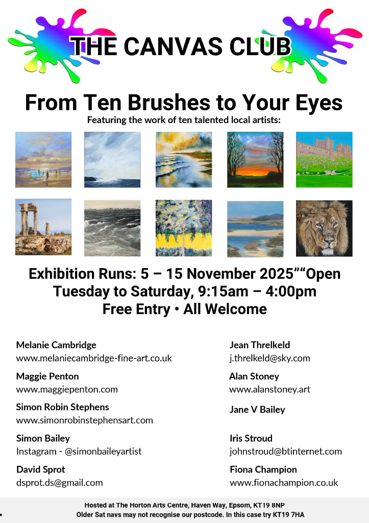 The Canvas Club Autumn Exhibition